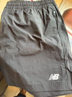 New Balance Black Running Shorts with Logo